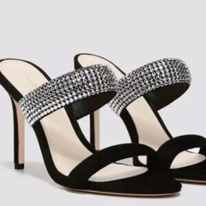 NIB Veronica Beard Alvari Mules Heels - Size 8.5